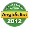 angies list award year 2012